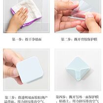 Kitchen power plug adhesive hook paste-free powerful multi-function wire socket holder storage rack hook