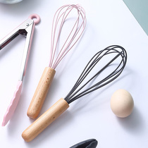 Manual Eggbeware Cream Egg Stirring Rod Domestic Grilled Meat Clip High Temperature Resistant Silicone Anti Burn Food Grill Clip