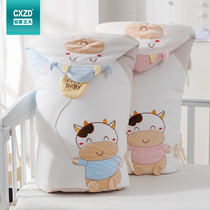 Baby huddle newborn bag Spring and Autumn Winter thickened gall cotton newborn baby wrapping supplies quilt