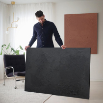 Hand painted oil painting modern minimalist minimalist abstract pure color decoration painting Xuanguan aisle hanging painting floor large and no frame painting