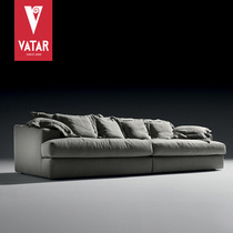 Van da Nordic Bart sofa Small family type Removable Wash Combined Living Room Modern Brief About Trio Down Corner Sofa