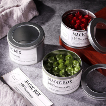 Net red jar cake box ice cream tinplate bean milk lasagna mousse dessert jar baking packaging