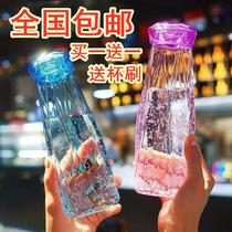 Trend couple promotional cup gradient color giveaway enamel lemon cup water cup portable large-capacity gift for going out