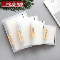 Minimalist hand ledger loose-leaf Ben b5 notebook stationery a5 square paper stand-out core a4 blank notepad sub a6 clip