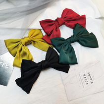 South Korea Ins Large Butterfly Knot Headwear Hair Clip Woman Zhou Yangqing Same Clip Top Clip Card-issuing Red Butterfly Hair Accessories