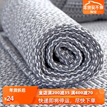 Four seasons sofa cushion cotton linen burlap universal simple modern fashion solid wood anti-skid belt back towel cover cloth