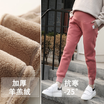 Spring and Autumn pregnant women cotton pants plus velvet padded belly wearing leggings casual sweatpants warm Harlem pants womens winter wear