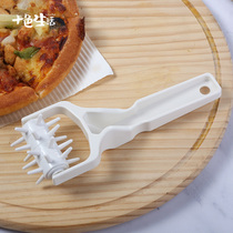 Pizza Cake Mold Zezpin Wheel Puncher Baking Tool Baking Tool LaRolling Pin Biscuit Wheel Needle Pull Pin Punching