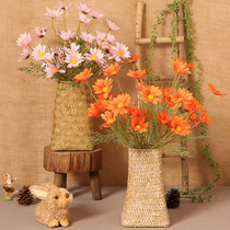 Small daisy simulation flower fake flower dried flower bouquet decoration photo-prop home living room decoration flower foreign chamomile pendulum piece