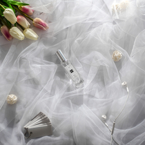 ins wind photo props Jewelry beauty makeup Nail art embroidery shooting mesh props Net celebrity live photography background cloth