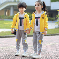 Kindergarten Garden Clothes Suit Spring Autumn Elementary School Children School Uniform Sports Suit Kindergarten School Uniform Suit Yinglun Wind