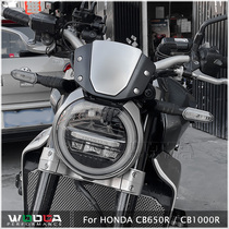 Applicable to Honda CB300R CB650R CB1000R modified retro windshield front windshield