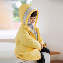 Conqueror baby down clothes one suit three waterproof raincoat Children down jacket jacket small and medium boy Two sets