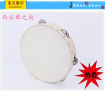 Sheepskin tambourine tambourine sheepskin drum Orff tambourine teaching aid dance drum Xinjiang dance drum hand beat drum