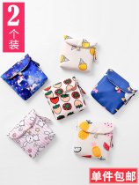 Sanitary napkin storage bag monthly bag cute portable aunt towel bag large capacity M towel sanitary napkin bag carry-on bag