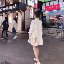 Tide Cards Sanya Beach Dresses Womens Summer Seaside Tourist Skirts over Fire Playful Super Fairy Dolls Collar Holiday Dress