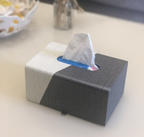 Pre-sale tissue box Living room Nordic ins Simple modern household living room pumping paper box Contrast color desktop napkin paper box