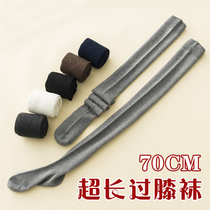 Japanese super long student socks Knitted high tube socks Non-slip cotton knee stockings Autumn and winter pile socks women