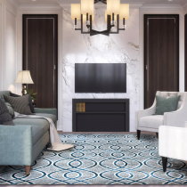 Heng Private Nordic ins Living room carpet Simple modern household sofa coffee table mat Striped study bedroom bedside blanket