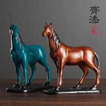 Feng Shui Pendulum Bronze Mazodiac Office Living Room Light Lavish Decoration Handicraft Furnishing Horse To Successful Mascot Pieces