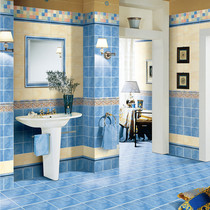 Mediterranean antique tile toilet tile 300x300 kitchen toilet wall tile floor tile balcony non-slip floor tile