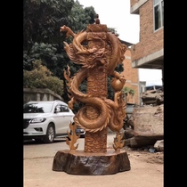 Taihang cliff tree natural accompanying Wood root carving decoration crafts living room log root wood carving art