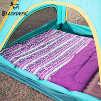 Black deer spring and summer sleeping bag portable folding indoor adults warm outdoor camping tent can be spliced portable quilt