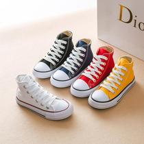 Children Childrens mens and womens shoes Skateboarding shoes New shoes Hip-hop couples high-top canvas shoes Casual shoes