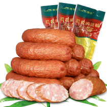 Red sausage Authentic Cuilin Harbin style red sausage Northeast Russian sausage Ready-to-eat 90g x3 bags Total 270g