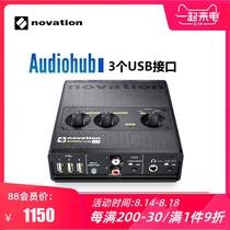 4-dimensional electric hall Novation Audiohub 2x4 USB 2 in 4 out of USB audio interface HUB connect