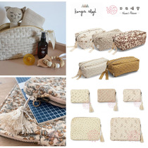New color Spot Division Horse Warmth Hall Konges Slojd Travel Makeup Bag Containing Bag Wash Bag Organic Cotton