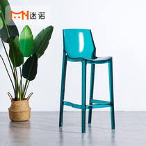 Noo transparent bar chair Nordic high stool creative bar chair modern simple high stool dining table designer chair