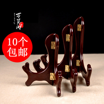 Tea rack imitation solid wood resin Puer tea rack white tea rack tea cake display rack kung fu tea set accessories tea cake rack