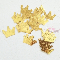 Hot selling hot stamping paper small crown card cake decoration baking plug-in dress up dessert table paper cup matching