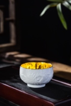 Fully hand-painted and carved master cup Jingdezhen ceramic kung fu tea cup personal cup single cup small tea bowl