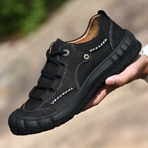 Head Buffalo Middle Senior Father Shoes Autumn Winter New Leather Soft Soft Soft Soft Soft Soft Boots Men Out Casual Shoes