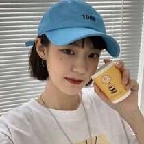 Hats for men and women Spring Summer soft top casual simple duck sunshade tide Korean version ins street embroidery baseball cap