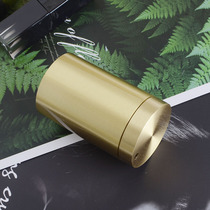 Pure copper toothpick tube light luxury Nordic ins style creative home high-end fashion American coffee table decorations toothpick box