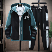 Boys and boys in spring and autumn clothes 12 - 15 year old boys 13 fat boy - tide gas suit jacket clothes