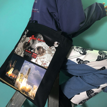 ISIR space passenger futuristic astronaut design crossbody bag INS crossbody bag for men and women