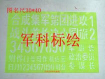 Military Section 17 customized synthetic map ruler 30-40 Type 1 type 2 type 3 refused imitation