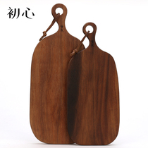 First heart solid wood baby food supplement bread board whole wood pizza board fruit board cutting board kitchen cooked food cutting board small