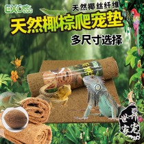 EXOZOO reptile mat reptile Mat supplies chameleon lizard guard Spider yellow edge amphibious coconut mat