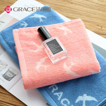 Jielia cotton towel extra thick facial towel household couple soft absorbent towel