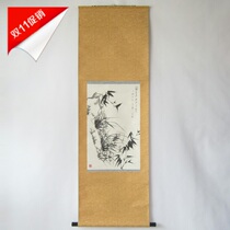 Ziping orchid bamboo stone painting calligraphy and painting hanging painting ink freehand calligraphy and painting Chinese painting works scroll hand-painted authentic finished product