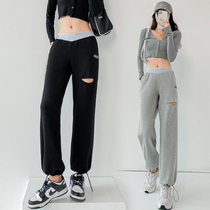 Pregnant Women wide leg pants autumn wear low waist 2021 new casual pants spring and autumn trousers maternity autumn wear