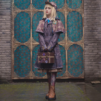 Fifth Personality Gardener Lady Truth Lady COS Suit Plaid Dress Full Suit Cartoon Cosplay Clothes Wig Shoes box