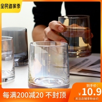 High Boron Silicon Home Glass Cup High Temperature Resistant Cup Boys Breakfast Cup Drinking Water Women Cute Ins Wind Family Suit