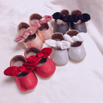 Spring and autumn baby toddler shoes 0-1 year old non-slip soft bottom baby shoes 0-6-12 months princess shoes single shoes