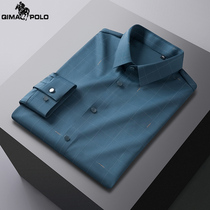 Paul Mercerized Anti-wrinkle Shirt Men Long Sleeves 2022 Springtime Business Positive Dress Shirt Free Of Bronzed
